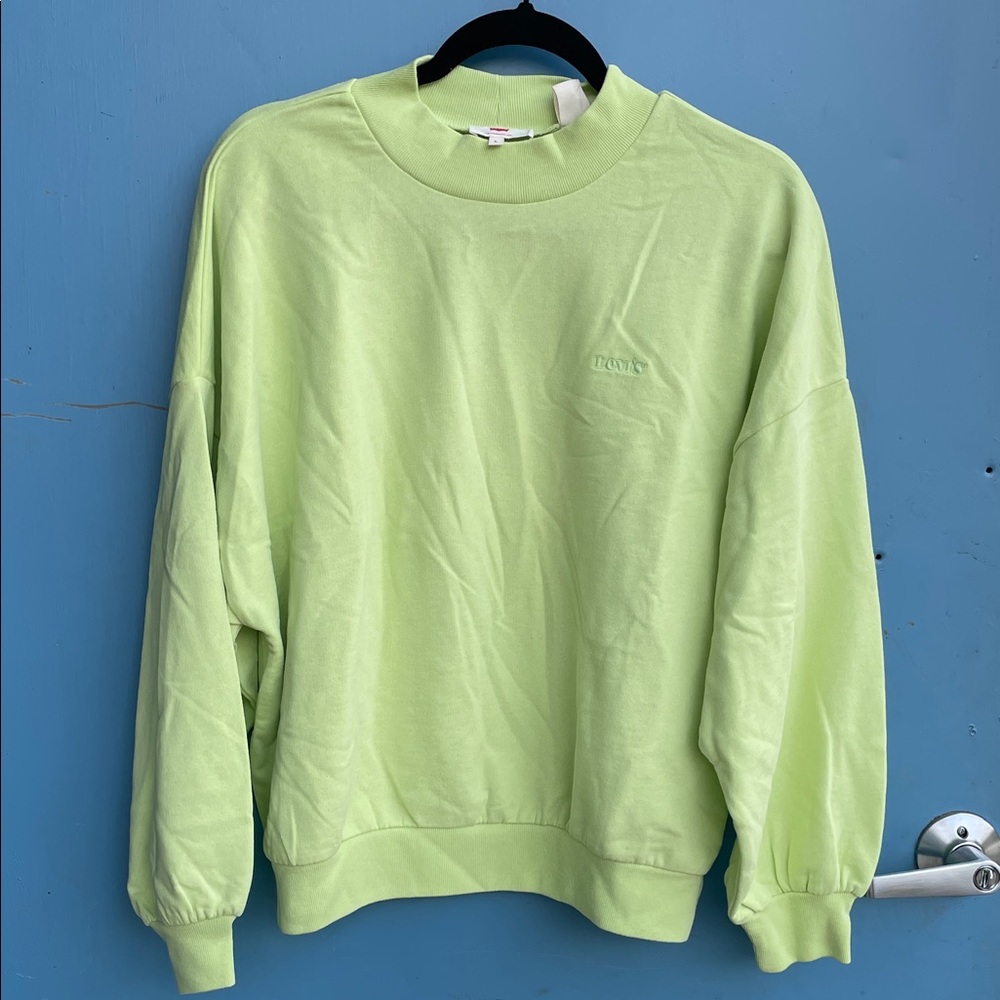 Levi's Light Green Crewneck Sweater